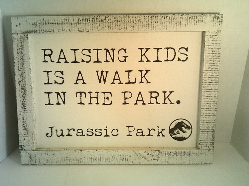 Parenting Jurassic Park Home Decor